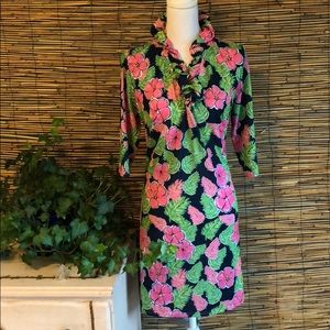 Simply southern ruffled front dress